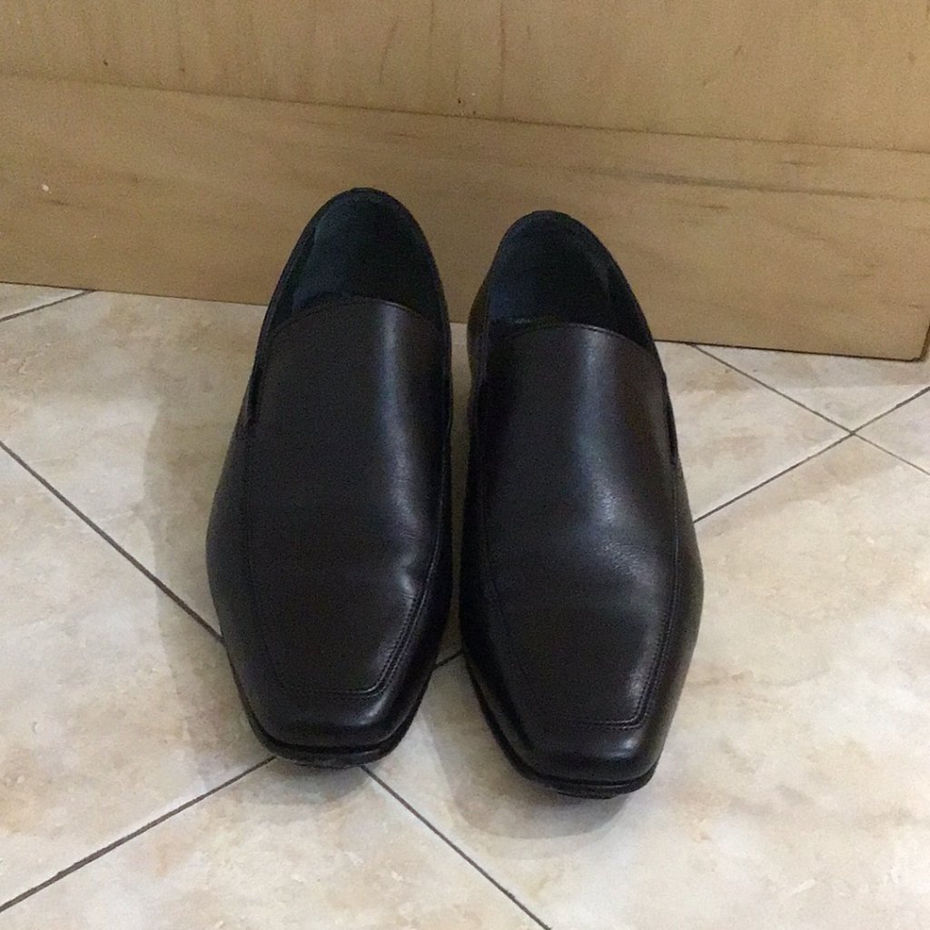 Mirage Leather Black Step In Shoes